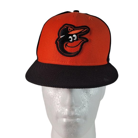 New Era Baltimore Oreos MLB Baseball Orange Cap Men Size 7 1/4 Hat - Picture 1 of 8